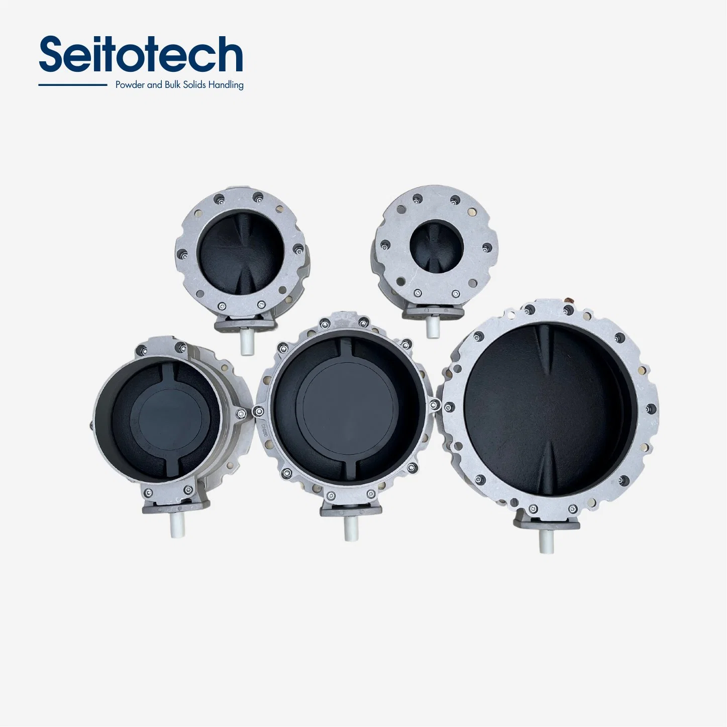 Manual Pneumatic Dustproof Butterfly Valve, Stainless Steel Single Flange Powder Butterfly Valve