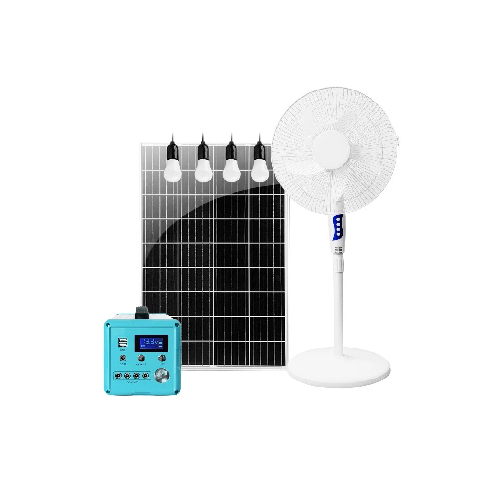 Solar Home System with DC Fan and Laptop Charge Function