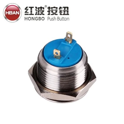 16mm Momentary Waterproof 12V Button Stainless Steel Switch Electronic 1no