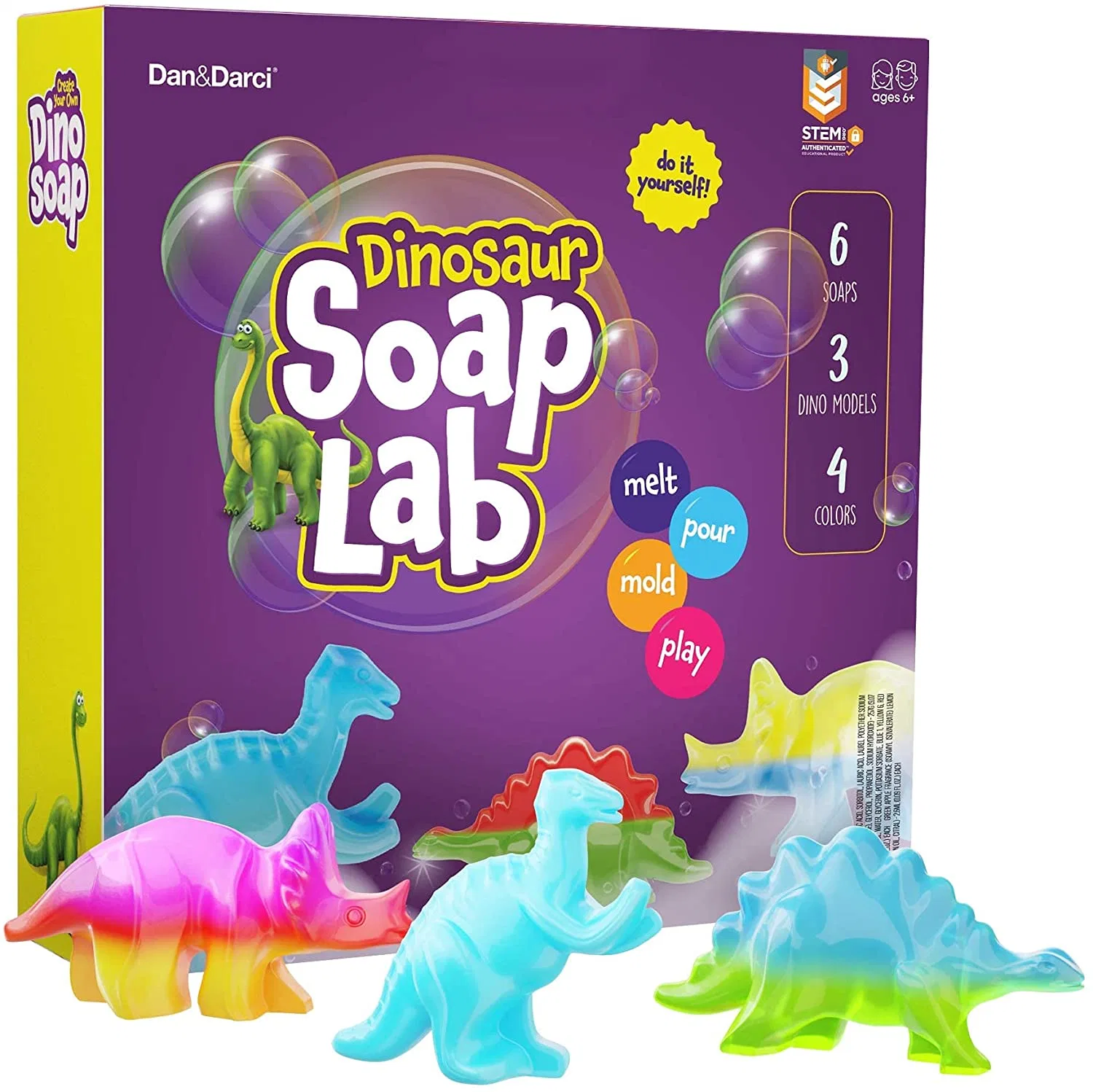 Kids All Ages - Stem DIY Activity Craft Gift Dinosaur Science Kits