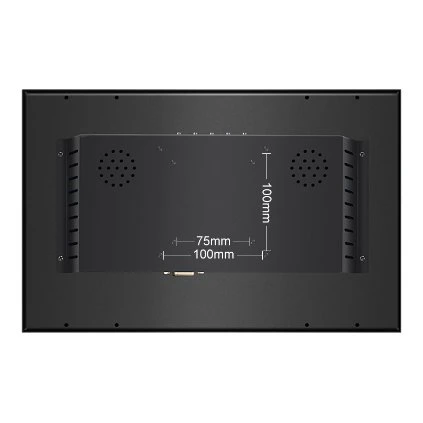 15.6 Pouces IPS1366*768 HDMI VGA AV BNC Écran Tactile Résistif Boîtier Métallique TFT Monté au Mur Moniteur LCD OEM ODM Industriel d'Usine