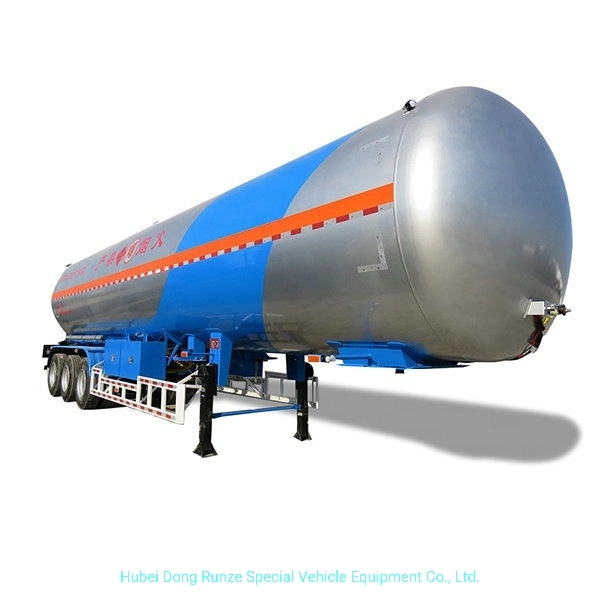 3 Axles Liquid Gas LPG Ammonia Tanker Trailer 45200L - 49000liters