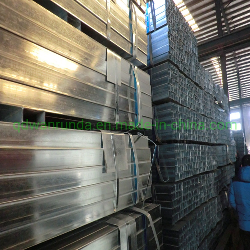 Wrd - 50X50mm Galvanized Steel Pipe for Decorative Pipes