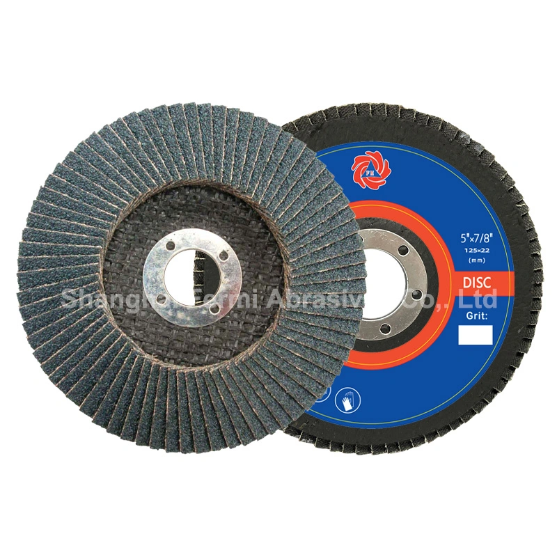 T27 7" 180X22mm Zirconia Alumina Polishing Flap Discs in 80 Grit