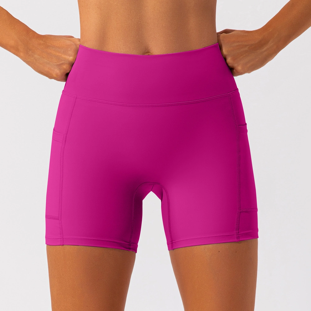 Djmc New Arrival Damen Workout Shorts Running Biker Shorts Hoch Yoga-Shorts Mit Taille