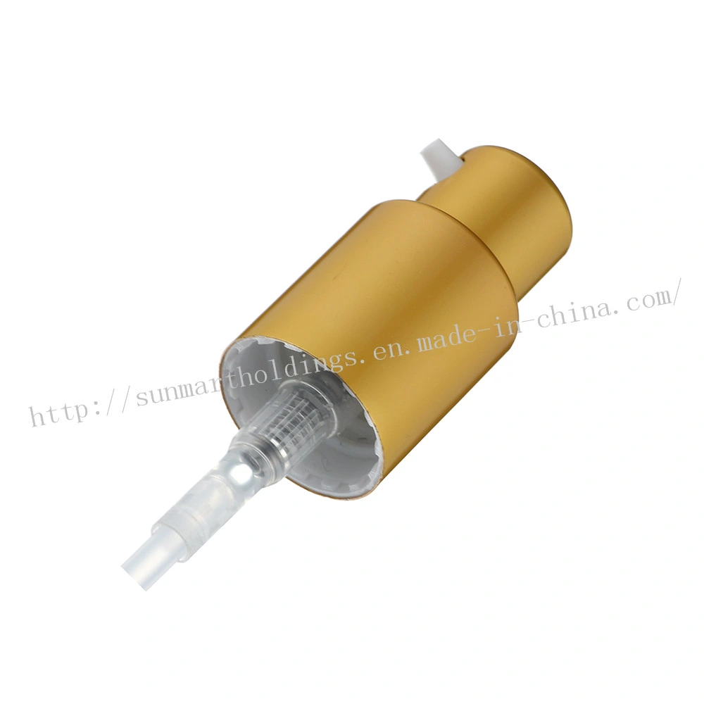 24/410 Gold Cosmetic Packaging Liquid Sprayer Cream Pump