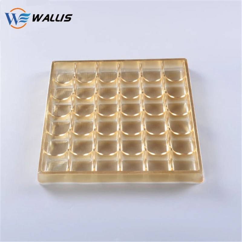 Wholesale Disposable Eco-Friendly Clamshell Black Plastic Food Packaging Cake Antistatic Blister Package