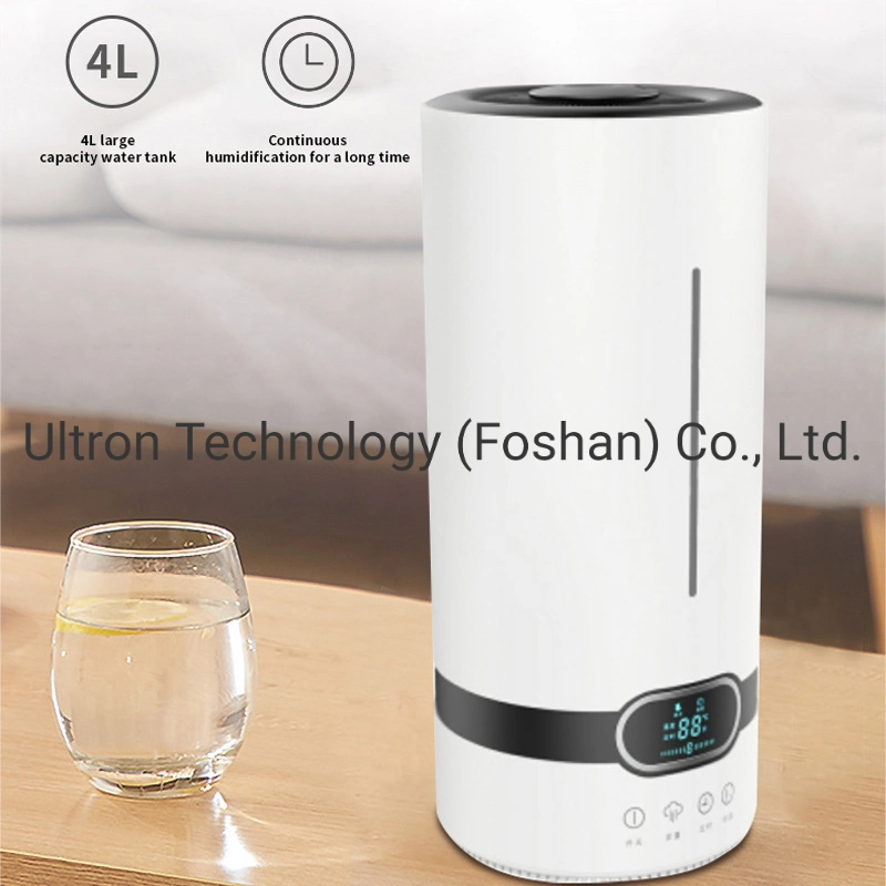 Enchimento Superior Humidificador Ultrasónico de aromaterapia humidificador de ar para uso doméstico