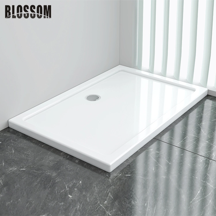 Resin Fiberglass Acrylic Tray for Bathroom Shower Enclosures