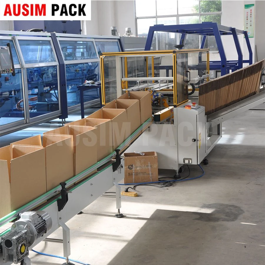 Automatische Fall-Packer-Fall-Verpackungsmaschine Wellpappenkarton-Verpackungsmaschine