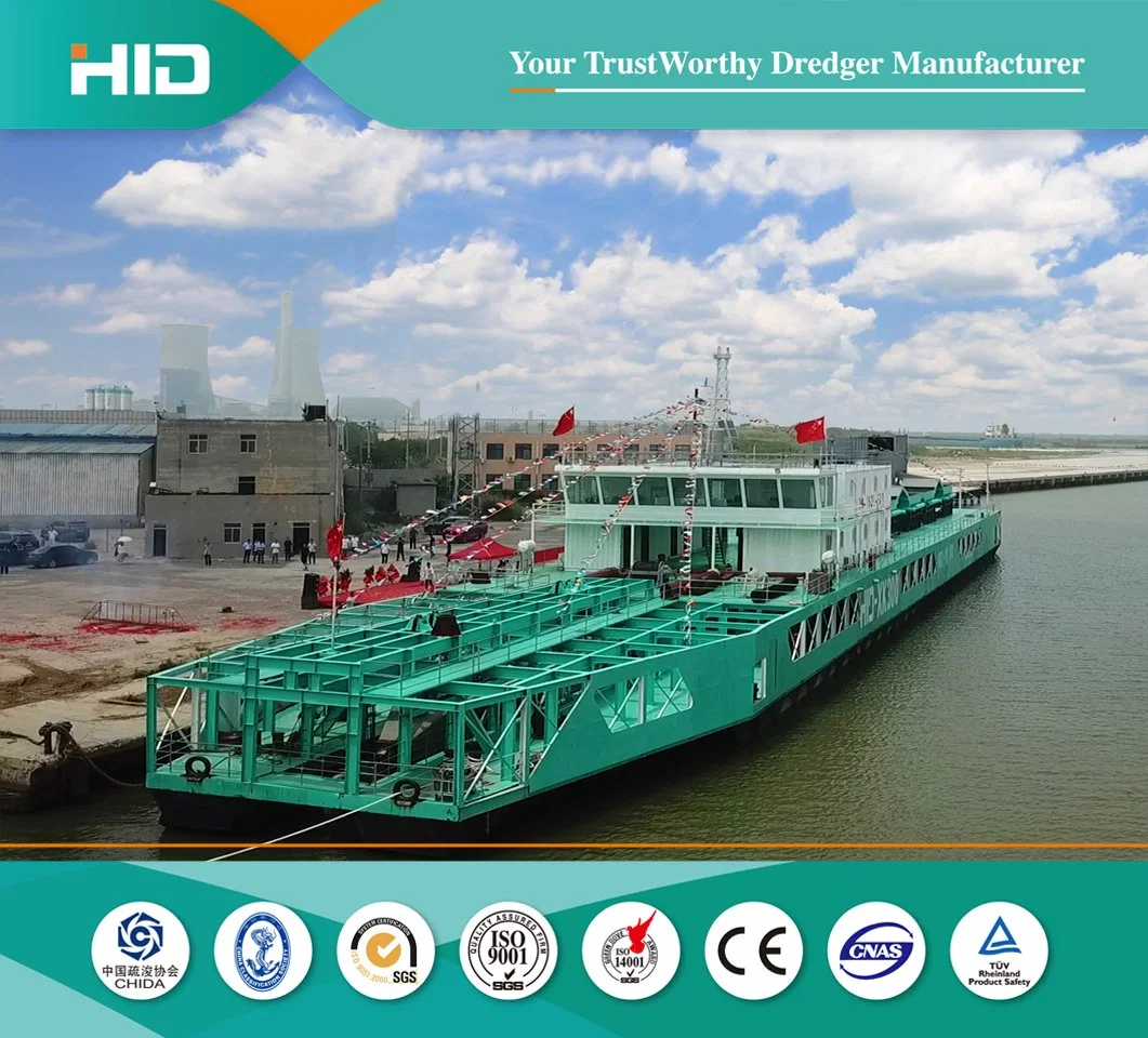 95m Large Capacity Tin Ore Mining Dredger Ship with Handling Capacity of 700tons