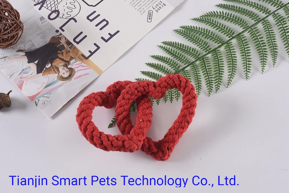 Hersteller Best Soft Rope Knoted Pet Cat Plüsch Spielzeug