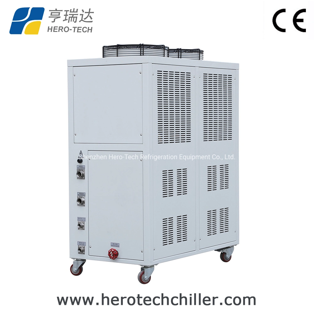 Low Noise Industrial 10ton/10tr Air Cooled Chiller for Broaching and Milling Machine