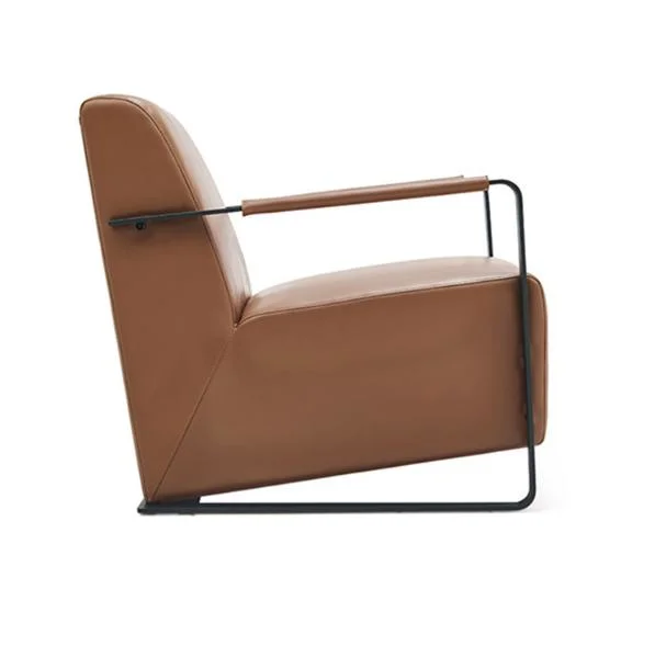 Nordic Einzelleder Sofa Chair Designer Creative Leisure Sofa Chair