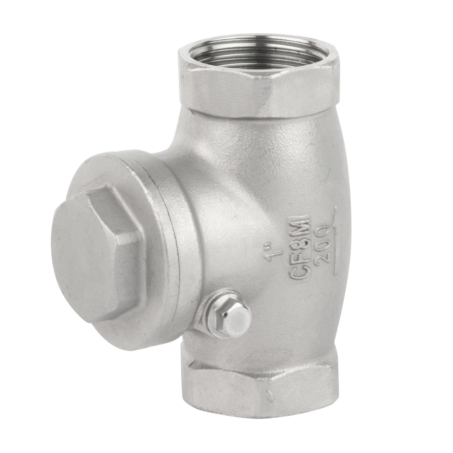 Standard Industry Stainless Steel Thread Swing Check Valve From China Factory Supplier