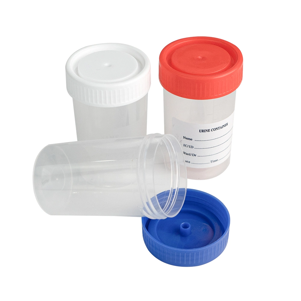 Laboratory Disposable Medical Transparent 30ml Urine Container Urine Cup