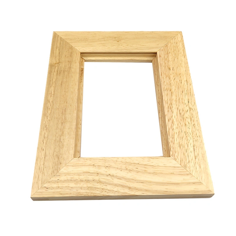 Factory Direct Sale Wooden Picture Frame Table Simple Rubber Wood Photo Frame