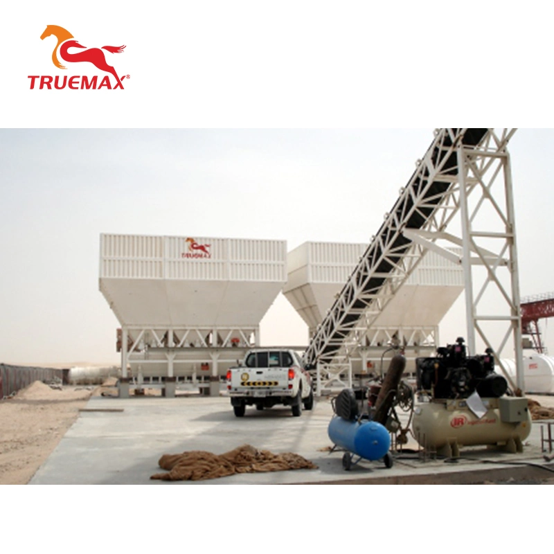 Hot Sale Truemax Mixing Concrete Machinery Cbp180s (HZS180) Portable Stationary Cement Mixer Concrete Batching Plant for Road Construction