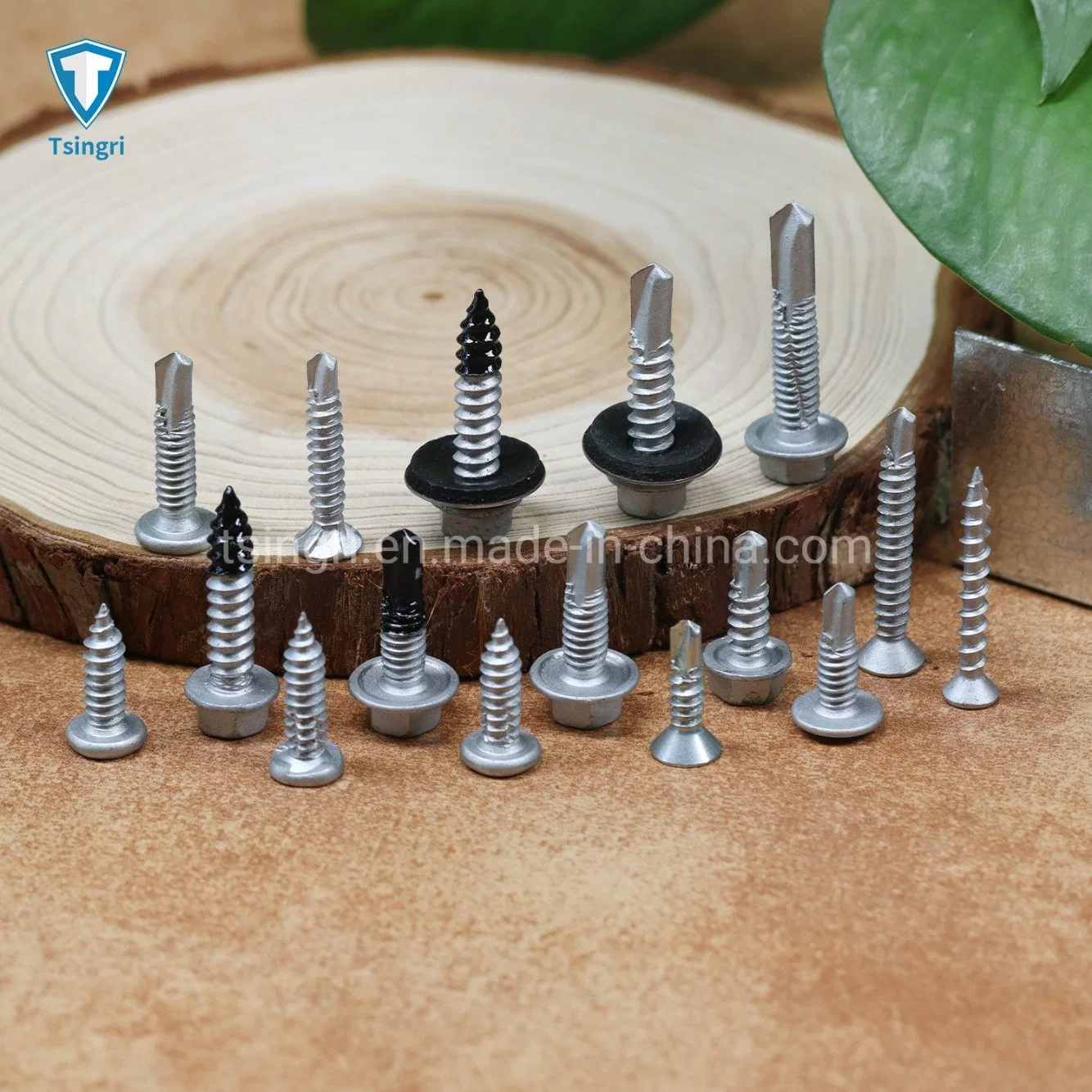 TGR/Tsingri Wholesale/Supplierr Stainless Carbon Steel Bi Metal Self Drilling Tapping Stitching Roofing Screws