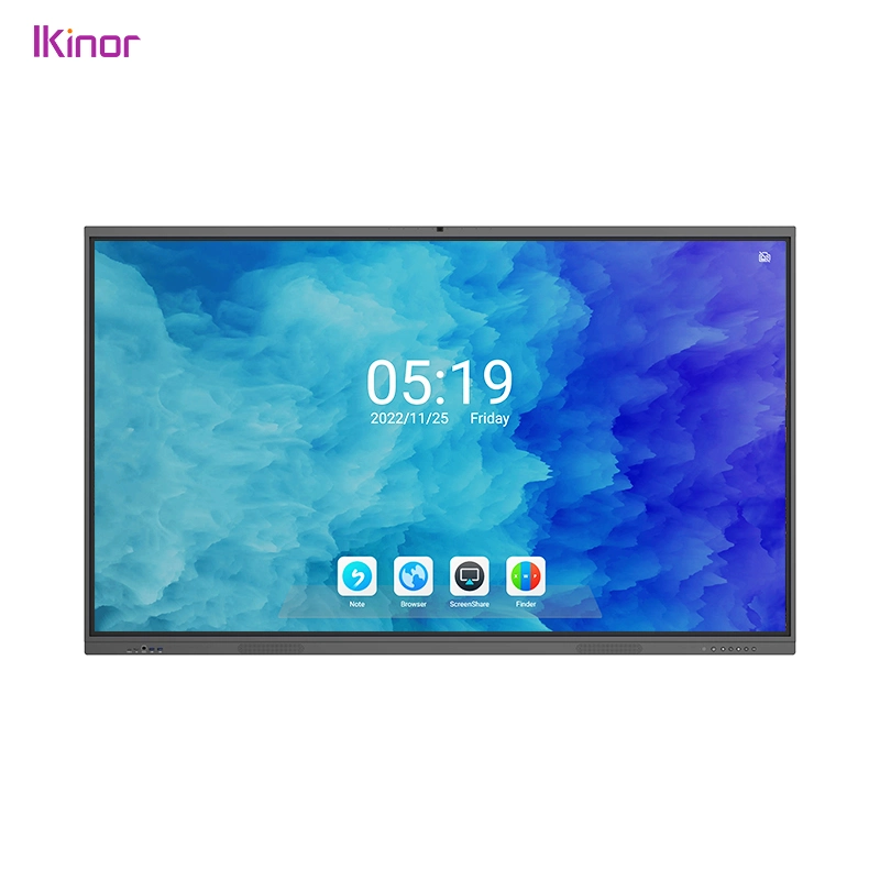 Ikinor OEM ODM T982 CVT 311d2 65 75 86 98 Écran tactile interactif à écran plat Android 11 à double système d'pouces