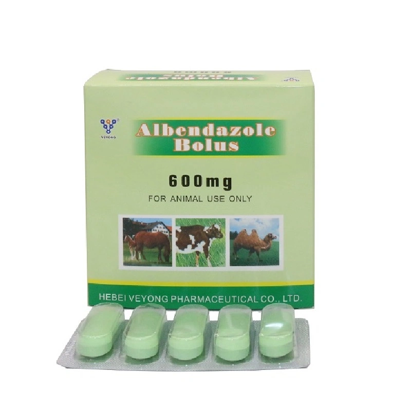 Bolus Veterianry comprimé Albendazole 300mg/600mg/2500mg pour les moutons de la Chine d'usines Forme personnalisée