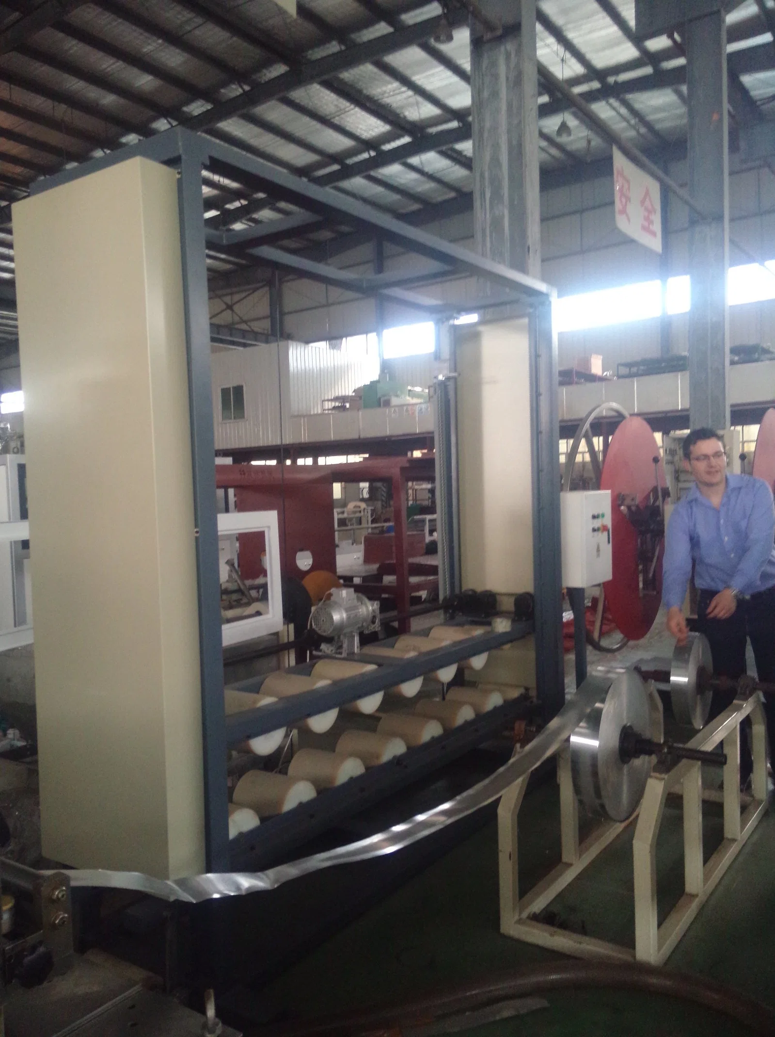 Lap Welding Aluminum Plastic Composite Pipe Production Line