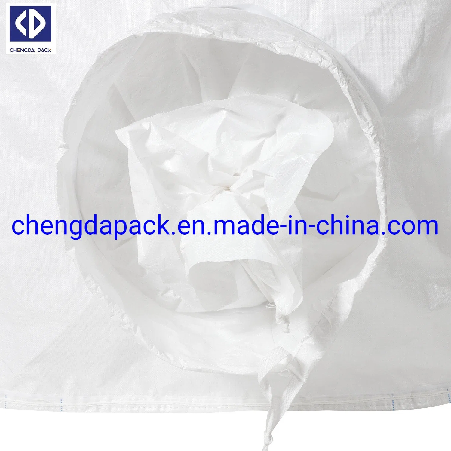 1000kg 1200kg PP Big Plastic Jumbo Construction FIBC Ton Bulk Bag for Lime Mineral Agriculture Flour Chemical Industry Urea