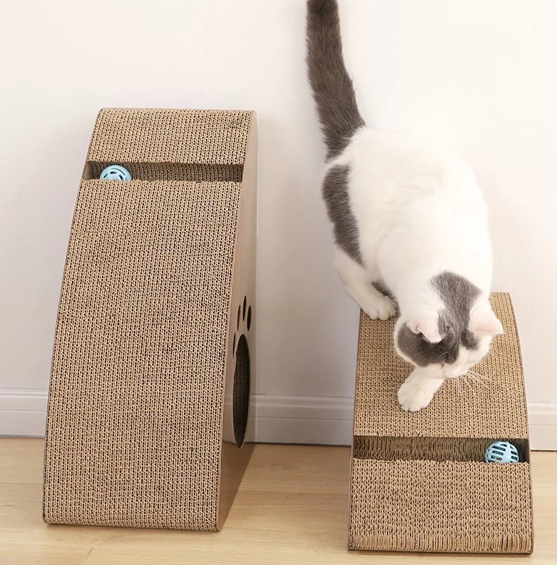 2023 Exclusive Design Big Size Cat Scratcher Toys Corrugated Cat Scratch Board