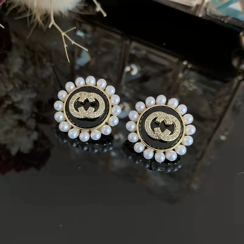 Luxury Design Jewelry Popular Pearl Brands Double Cc Gg CD Fashion Designer Earring