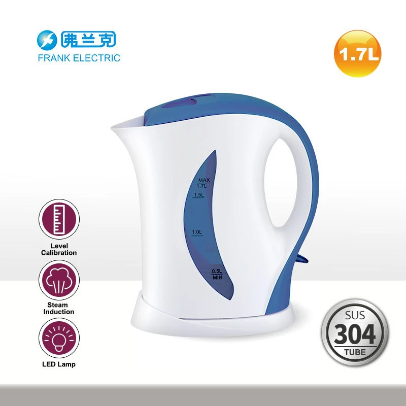 1.7L Quality Durable Industry Leading Multiple Repurchase High Satisfaction Electric Water Kettle with CE