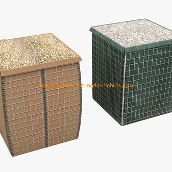 China Defensive Barrier Hesco Barrier Welded Gabion Boxes Factory From China