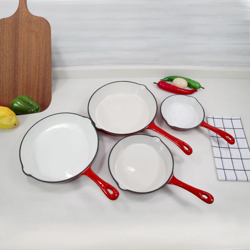 8" directa de fábrica de herramientas de utensilios de cocina clásica de hierro fundido Sartén Frypan Set