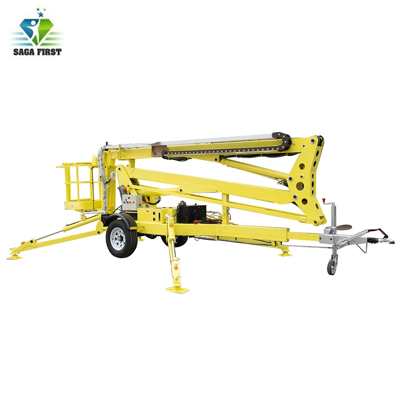 China Cherry Picker Spider Lift Man Boom Lift Aerial Work Platform