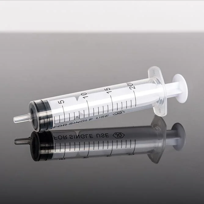 Disposable Medical Luer Slip Excentric 3 Parts Syringe