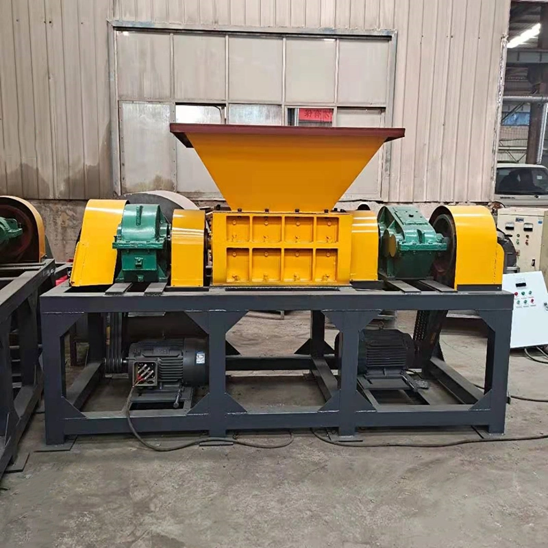 Tire and Rubber Crushing Shredder Machine