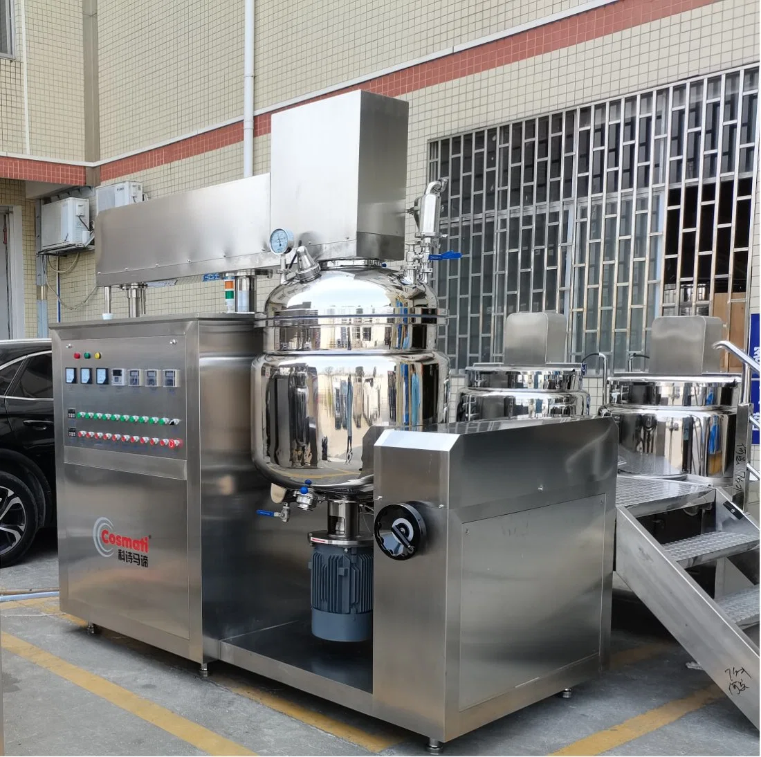 Cosmati Dye Hair Cream Making Machine Conditioner Vacuum Mixer Homogenizer