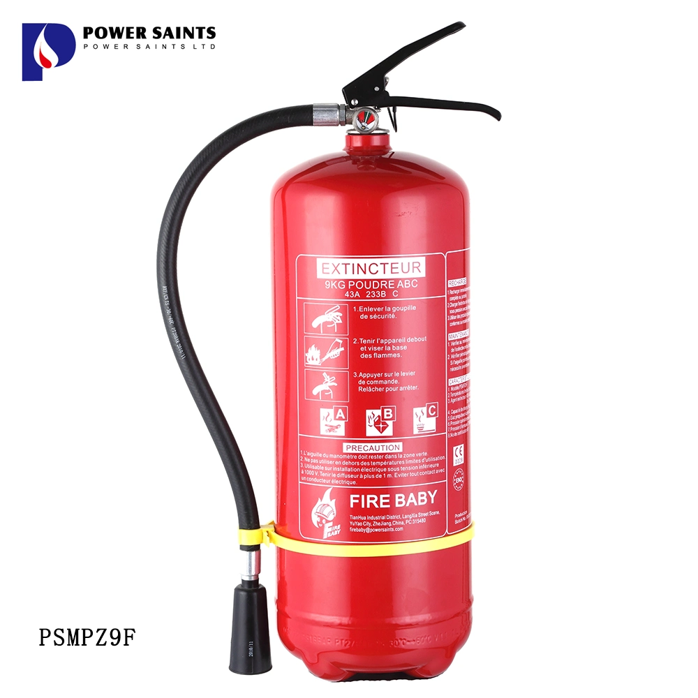 9kg Powder ABC Portable Marine Fire Extinguisher with NF Med Certificate