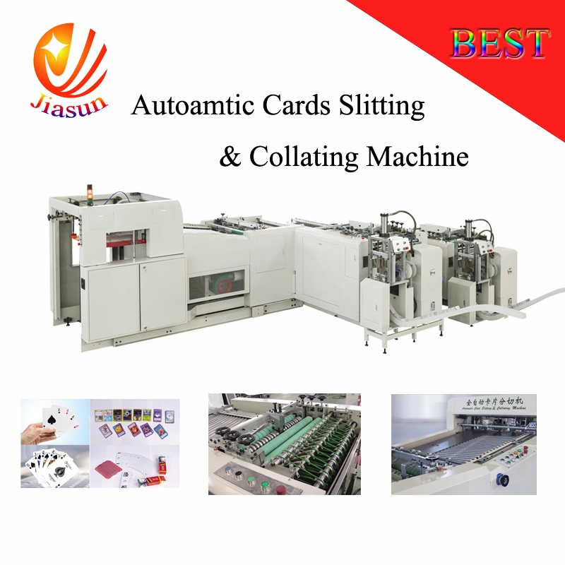 Game Cards Cutting Punching Poker Playing Cards Making Machine