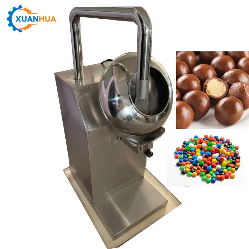 Small Chocolate Enrobing Machine Capsule Coating Machine Laboratory Coating Machine