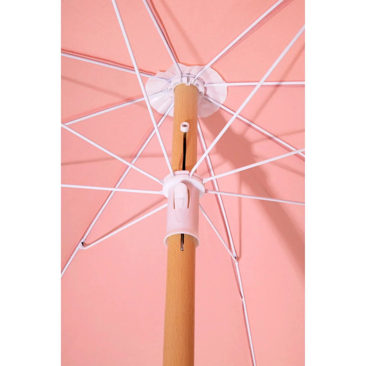 Premium Outdoor Vintage Wooden Fringe Sun Beach Umbrella