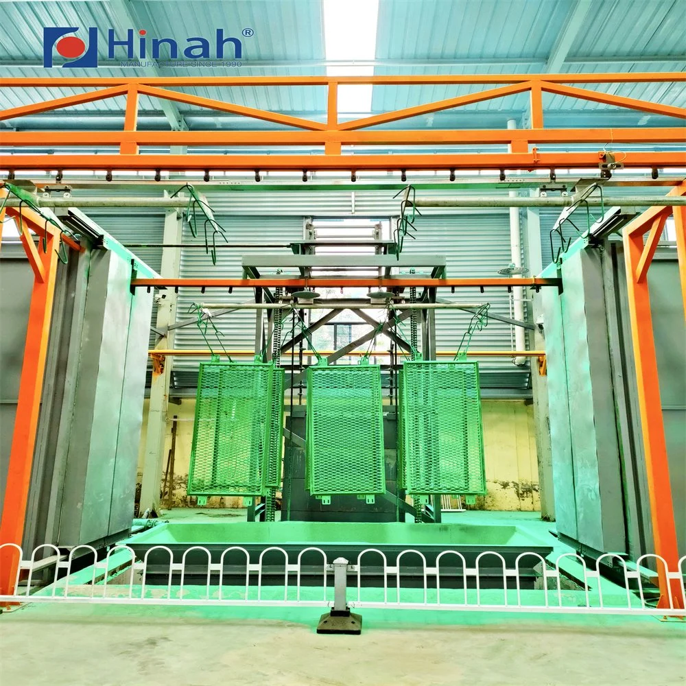 Aluminum Profile Sheet Steel Plate Section Automated Powder Coating Line for Sale