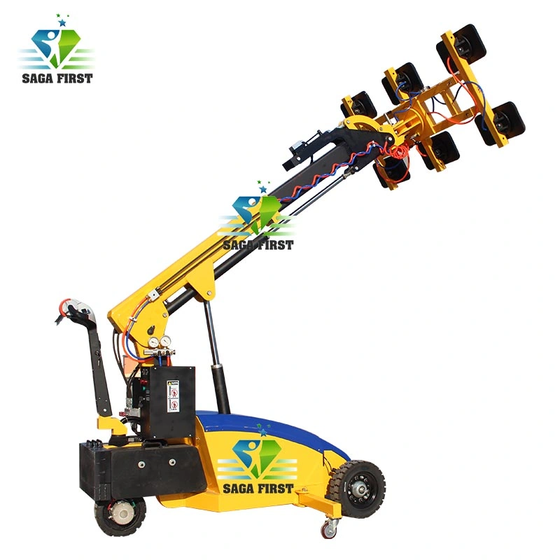 2021 High Quality Movable Hydraulic Electric Drivable Heavy Duty Glass Robot in Vacuum Lifter