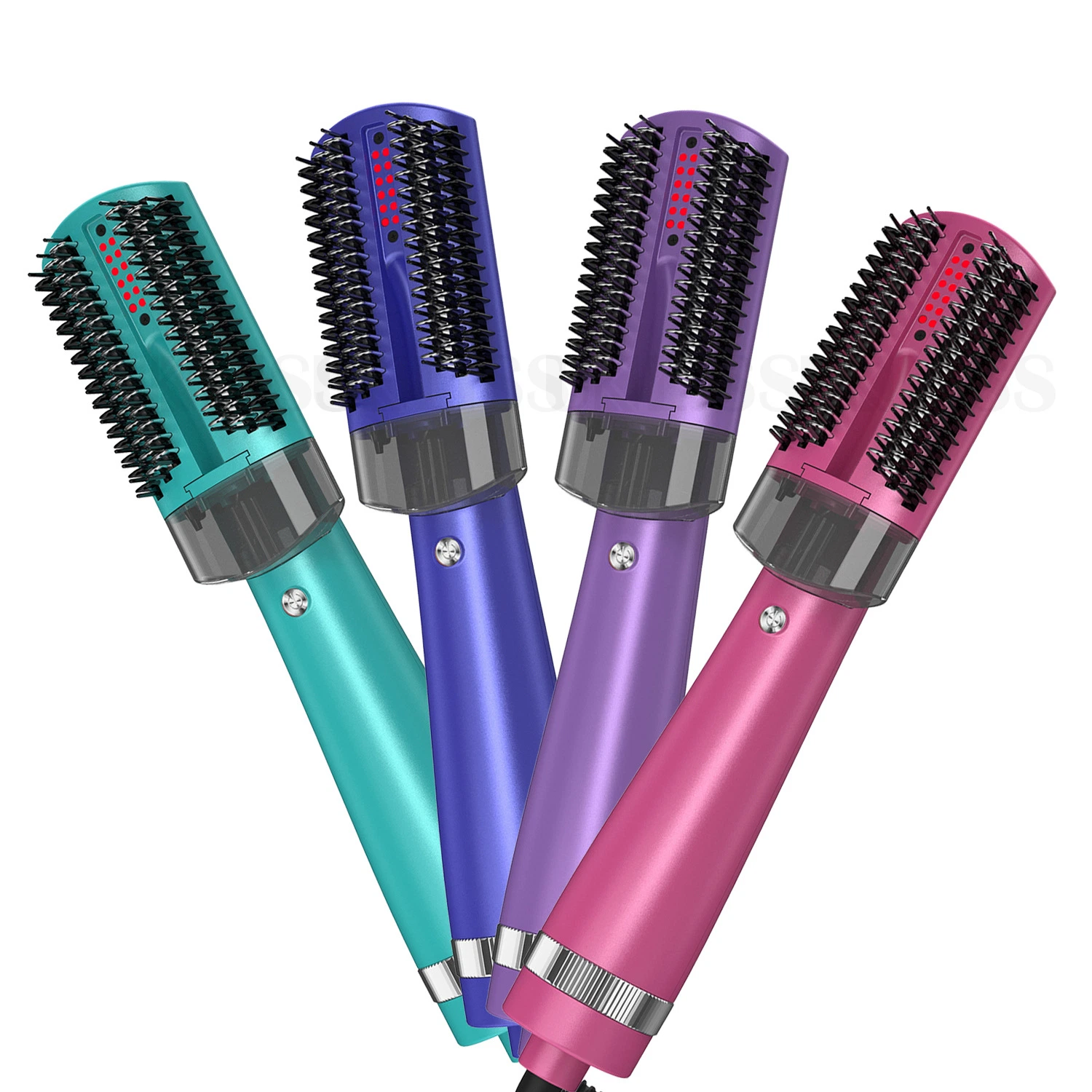 Profesional 3 en 1 pelo de belleza Secador de pelo Plancha de pelo Aire caliente Comb Secador de pelo cepillo de pelo Straightener y Volumizer 1000W Secador de cepillo de aire caliente en un paso