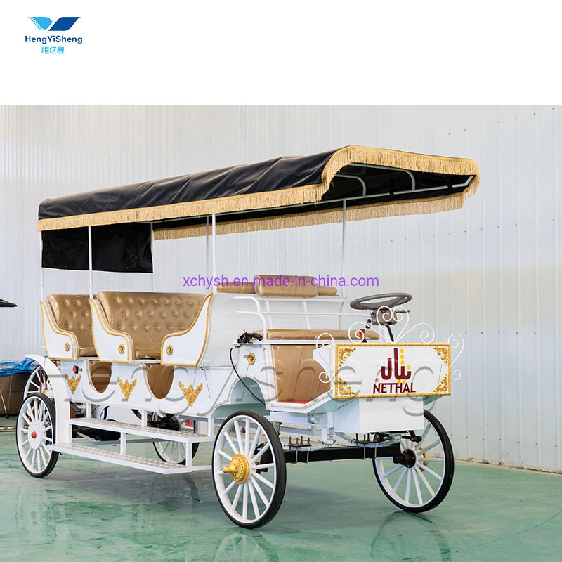 Cheap Price Chinese Sightseeing Electric Horse Carriage for Sale