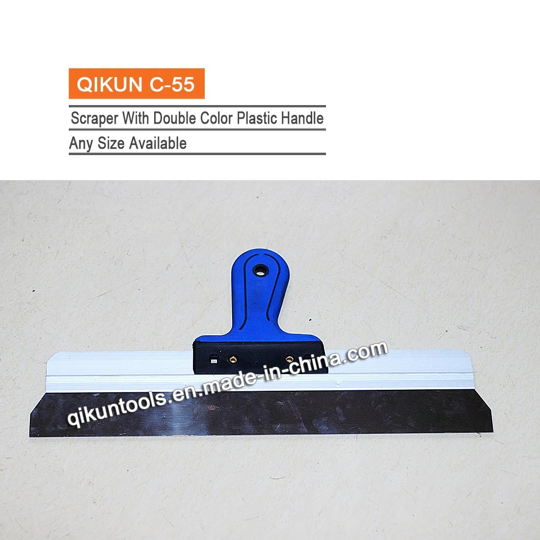 C-54 Construction Decoration Paint Hardware Hand Tools Ladder Shaped Erasing Knife with Double Color Plastic Handle