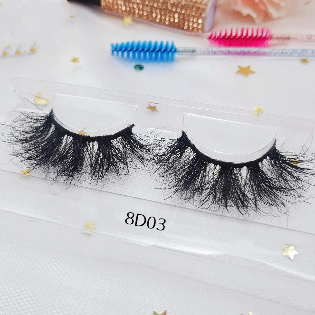 Support Customization Mink Wispy Lashes Full Strip Small Natural 3D Mink Lashes