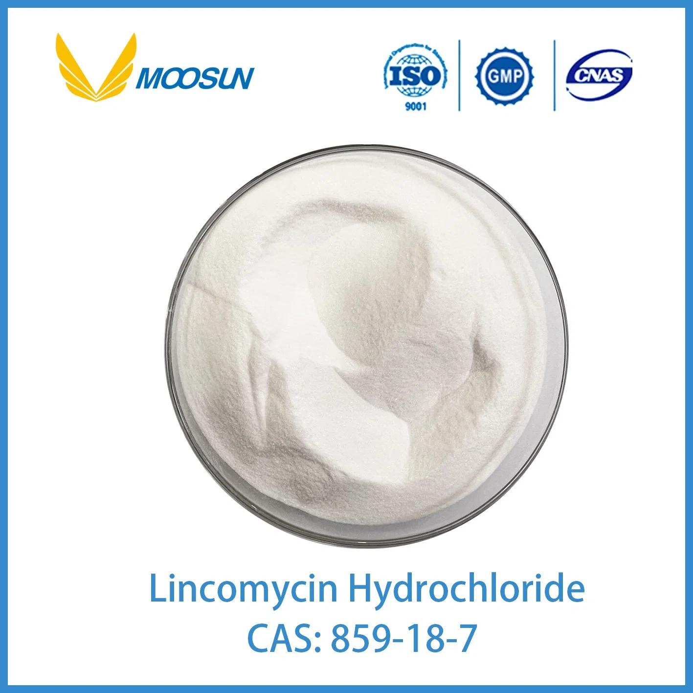 Veterinary Raw Material API Lincomycin HCl CAS 859-18-7 GMP ISO