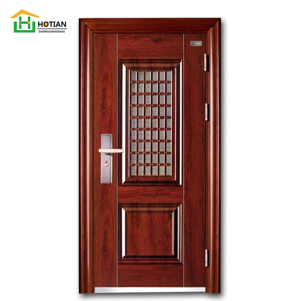 Security Steel Front Exterior Metal Door Water Proof Gate Design