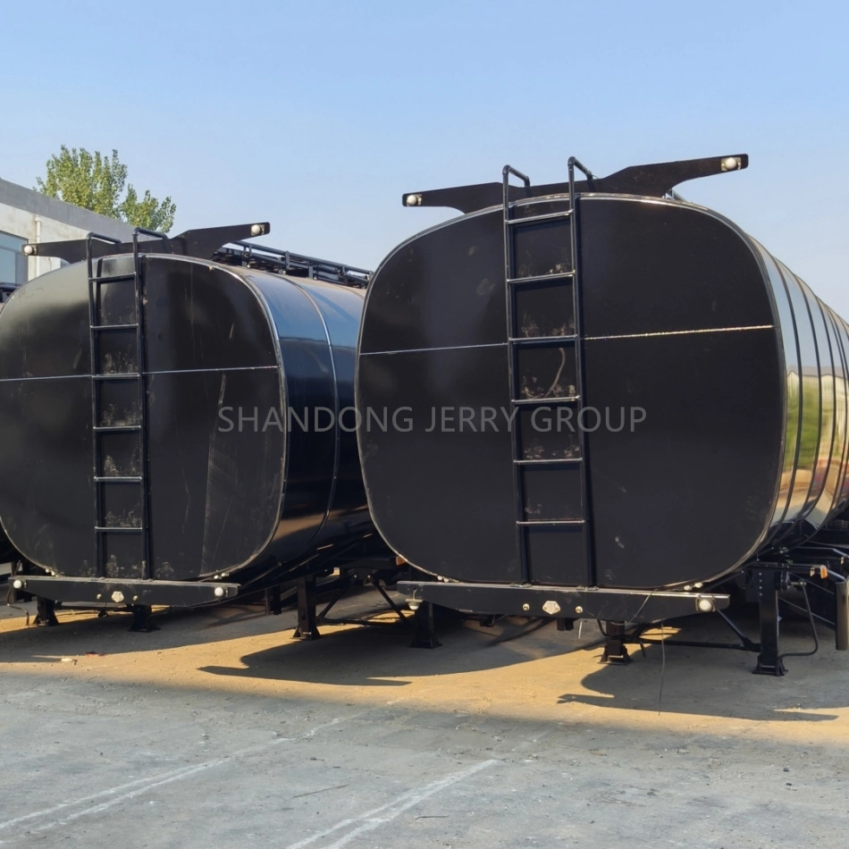 2023 New 3/4 Axle 45000/50000L Asphalt/Pitch/Bitumen/Fuel Storage Tanker Truck Trailers for Asphalt/Pitch/Bitumen Transport Tanker Semi Trailer