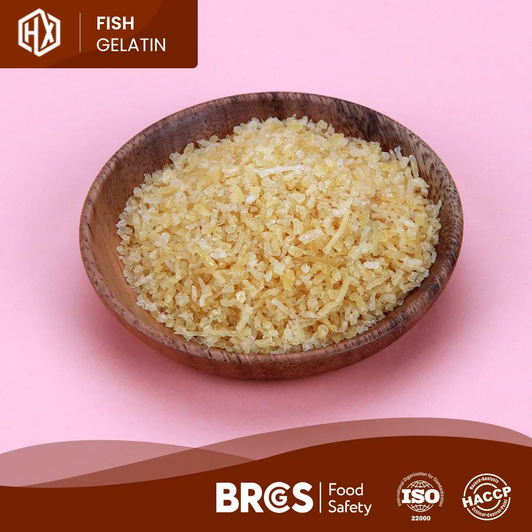 Haoxiang Free Sample Edible Cod Fish Skin Gelatin China Food Cod Fish Skin Gelatin Factory Marine Cod Fish Skin Gelatin for Keeping Moisture and Anti-Aging